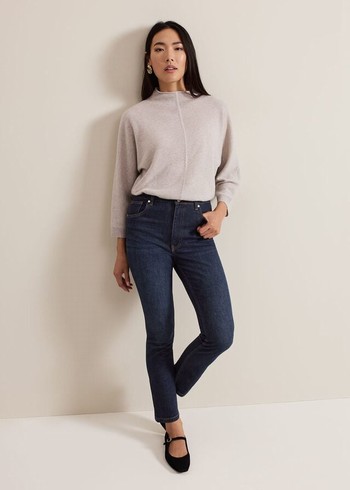 Phase Eight Sara Slim Leg Jeans Dark Wash Canada | XDHKYG-192